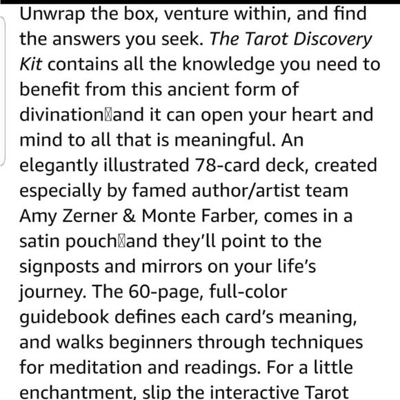 The Tarot Discovery Kit Cards w/Guidebook & DVD Amy Zerner Monte Farber - Picture 15 of 16